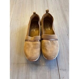 Skechers Womens Slip On Shoes Brown Air Cooled Memory Foam Sz 7.5‎ 100687
